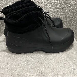 UGG Tasman X Lace Slip On Black Winter Boots women’s size 10